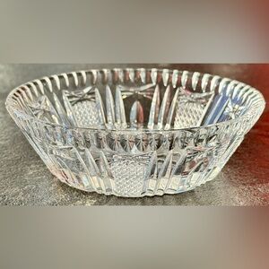 Antique American Brilliant Period Cut Crystal Finger Bowl/Nut Bowl 4.5” diameter